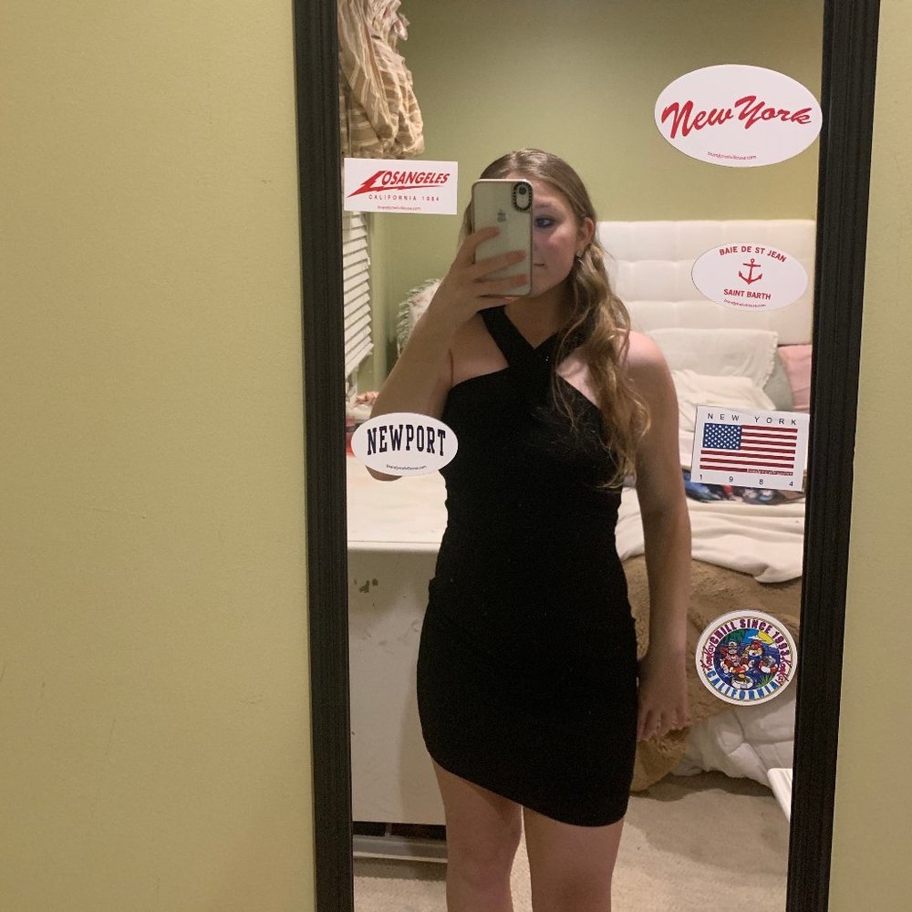 Black cross dress